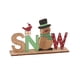 thumbnail image 2 of Decoraciones Navideñas Manualidades de Madera Centros Comerciales Decoraciones Navideñas Decoraciones de Muñeco de Nieve una decoración, 2 of 5