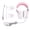 White/Pink, variant on ONIKUMA X10 Gaming Headset Wired PC RGB Luminous Noise Reduction Over Ear Headphones with Mic, White/Pink with Cat Ears