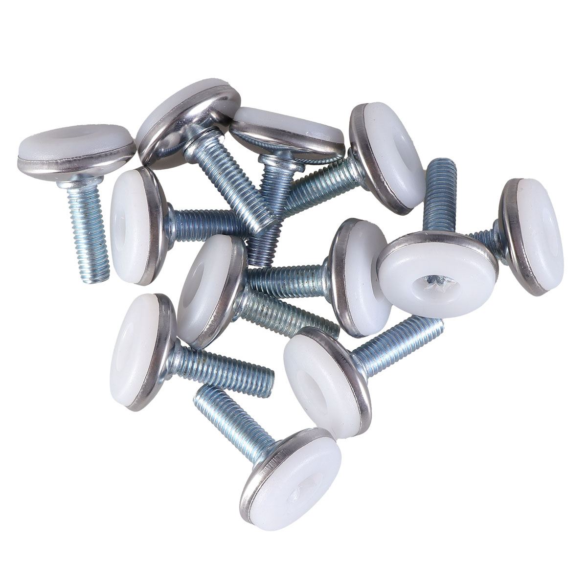 12 PCS Heavy Duty Furniture Leveler Adjustable Tee Nuts Leg Levelers