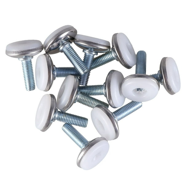 12 PCS Heavy Duty Furniture Leveler Adjustable Tee Nuts Leg Levelers