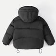 thumbnail image 6 of AHTJRT Boy's Winter Jacket Full Zip Hooded Puffer Jackets with Flap Pockets Fashion Solid Color Windproof Outerwear for Cold Weather Kids Black 12-13 Years, 6 of 8
