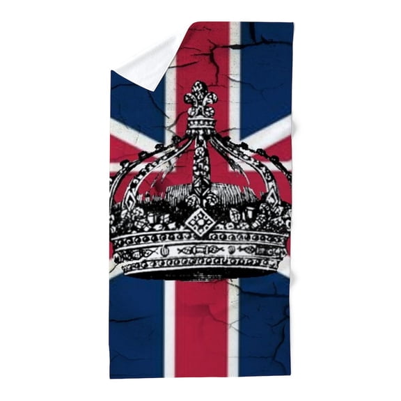 CafePress - Vintage Jubilee British Flag - Large Beach Towel, Soft 30"x60" Towel with Unique Design