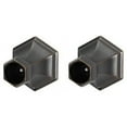 thumbnail image 2 of Nicole Shower Rod Brackets Only - Finish: Polished Brass, 2 of 5