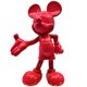 thumbnail image 1 of Disney-figura de Mickey Mouse, figura de acción de postura de bienvenida de resina, modelo de dibujos animados de Anime, estatua, adorno para niños, juguete Gi, 20/29cm, 1 of 4