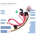 thumbnail image 4 of FARBIN Air Horn Relay Wiring Harness Kit 12V 80 AMP for Car Truck Motorcycle (Relay 4 pin single horn wiring harness, 12V), 4 of 5