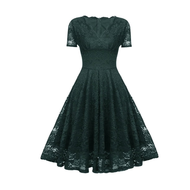 plus size black dresses amazon Nmoder Maxi Dress for Women with Pocket HOT ! Lace Dress Plus