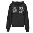 thumbnail image 1 of Gibobby Sudaderas para mujer con cierre y con capucha, chamarra de otoño de gran tamaño, casual, con cordón, con cierre, Y2K, con bolsillo(Negro,G), 1 of 5