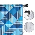 thumbnail image 4 of Blackout Kids Curtains,Blue Geometric Pattern Childrens Insulated Curtains Set Of 2,Bedroom Essentials,Toddler Room Decor 42"x84", 4 of 5