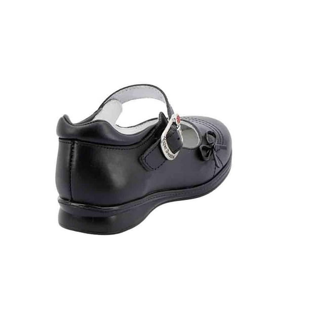 Zapatos Escolares Niña Mujer Bonita Casuales negro 19