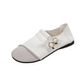thumbnail image 2 of Women's Round Toed Flats Comfortable Wide Width Fashion Casual Solid Color Flat Shoes Business Casual Shoes Women, 2 of 8