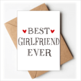 thumbnail image 1 of Best girlfriend ever Quote Heart Greeting Cards You are Invited Invitations, 1 of 3