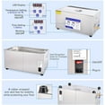 thumbnail image 4 of Seeutek Ultrasonic Cleaner, 22L with Digital Timer & Heater, Professional Stainless Steel Ultrasonic Jewelry Cleaner for Glasses Watch Rings Small Parts Circuit, 4 of 9