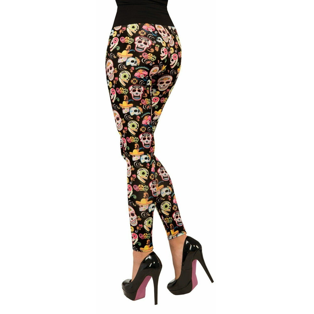 Forum Novelties Day Of The Dead Leggings