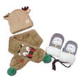 thumbnail image 1 of 3pcs Children's Winter Warm Gloves Scarf Hat Set, 1 of 3