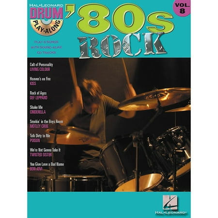 Hal Leonard 80s Metal - Hal Leonard '80s Rock Drum Play-Along Volume 8 - Book/CD