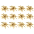 thumbnail image 2 of 24 Pcs Plastic Simulated Flowers Garland Adornments Wreath Flowers (Golden), 2 of 5