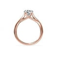 thumbnail image 2 of 1.00 Carat Excellent Heart Cut Natural Diamond Solitaire Beautiful Ring for Anniversary Solid 18K Rose Gold Size 4.5, 2 of 8