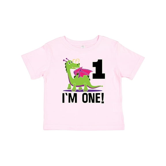 Inktastic First Birthday Girl Dragon Girls Baby T-Shirt