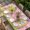 Light Pink, variant on Pink Happy Easter Table Cloths for 4 Foot Rectangle Tables, Spring Easter Eggs Floral Wooden Patio Waterproof Elastic Fitted Tablecloths, Washable Rectangular Table Cover for Camping