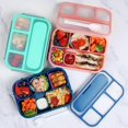 thumbnail image 4 of 1 pc Lunch Box for Adults, Lunch Box for Children, Lunch Boxes for Adults/Children/Students, 1300ML-4 Compartment Bento L, 4 of 5