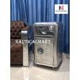 thumbnail image 5 of Nauticalmart Modern Industrial Aviation Accent Arm Chair with Side Drawer Table, 5 of 5