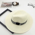 thumbnail image 3 of Sombrero plegable Sunnimix unisex de paja verano negro, 3 of 5