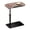 Brown, variant on Studyset C-Shaped Side Table, Tray Table Portable Side Table, Base End Table, Height Adjustable Folding Laptop Desk with Swivel Tray, Tiltable Desktop,  Overbed Table for Couch & Bed