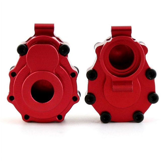 Juego de 2 carcasas de portal trasero de metal (interior y exterior) para TRX4 -4 1/10 RC Crawler Car Upgrades Parts Accessories,1