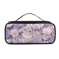 Jiueut Easter Rabbit Stethoscope Storage Bag Stethoscope Bag Personalized Nursing Stethoscope Bag for Nurses with Mesh Pocket Lightweight Stethoscope Holder Case