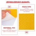 thumbnail image 4 of Phenofice Fluorescent Safety Reflective Tape Warning Tape Orange PVC Weatherproof Hexagonal Honeycomb Pattern for Warning Use 2.4in x 16.4ft, 4 of 8