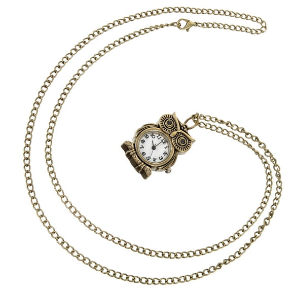 LULULION Vintage Owl Pocket Watch for Men and Women Unique Antique Design for Parties and Special Occasions