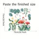 thumbnail image 3 of 1pc Flamingo Hanging Tree Leaves Wall Stickers, Green Nature Jungle Wall Decor, Vinyl Self-Adhesive Wallpaper, Removable Mural, For Living Room Bedroom, 3 of 4