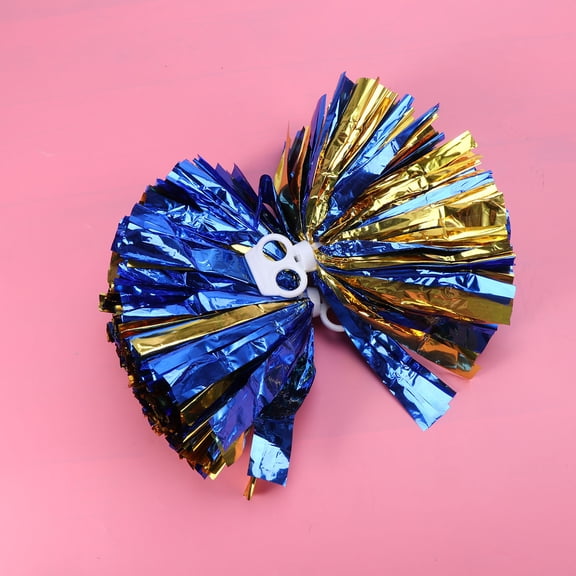 Worgeous 2-Pack Cheerleading Pom Poms with Flower Name Tags in and for Spirit and Dance