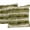Mungo, variant on Home Soft Things Plush Striped Faux Fur Pillow Covers, Set of 2, 20"x20", Cahama