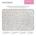 thumbnail image 6 of WOVENX Organic Incontinence Pads for Kids & Toddlers - 5 Layer Waterproof Protectors for Overnight Bed Wetting - Reusable & Washable Pee Pads - Fits Twin to Full Size Beds - 34" x 52" Unicorn, 6 of 9