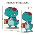 thumbnail image 5 of Kll Cute Dinosaur Wall Plate,Gloss Finish,Standard Size 1 - 5" X 3", Polycarbonate Thermoplastic,Electric Receptacle Plug Covers, 5 of 8