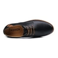 thumbnail image 5 of Kayannuo Mens Dress Shoe Back to School Prom Mens Shoes Men's Fashion Casual Solid Lace Up Leather Wedding Shoes Male Business Shoes, 5 of 7