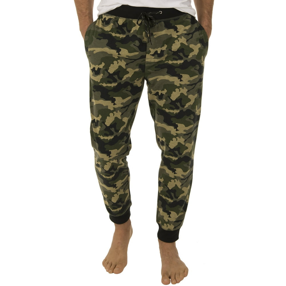 fruit of the loom men's poly waffle jogger sleep pant