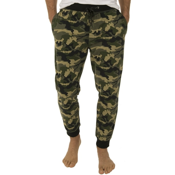 fruit of the loom men's knit poly rayon jogger lounge pant