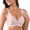 05-Pink, variant on Womens Comfortable No Underwire Deep V Bras 360° Jelly Strip Wireless Soft Bra with Bra Extender