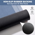 thumbnail image 6 of WWC Bath Mat, Blue Soft Geometric Bathroom Rug, Non‑Slip Absorbent Shower Mat for Bathroom and Shower, 16x24 inch, 6 of 7