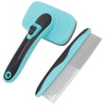 thumbnail image 2 of Pet Brush Kit, Stainless Steel Needle Needle  Bead Process Promote Blood Circulation Dog Slicker Brush  For Home, 2 of 8