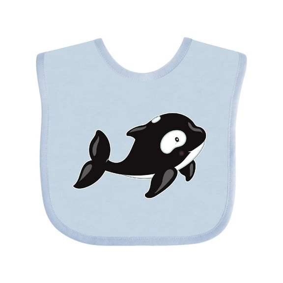 Inktastic Cute Baby Orca Boys or Girls Baby Bib