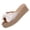 White, variant on Xdegoge Platform Sandals for Women Summer Casual Espadrille Wedge Slides Slip On Open Toe Big Bow Decor Braided Jute Sole Dressy Vacation Beach Shoes