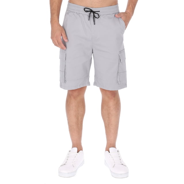 BERMUDA CARGO PARA HOMBRE CON BOLSAS GABARDINA STRETCH MODA CASUAL TALLA EG