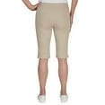 thumbnail image 2 of Hearts Of Palm Womens Petite Solid Color Tech Stretch Skimmer With Elastic Waistband, 2 of 4