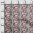 thumbnail image 2 of oneOone Georgette Viscose Gray Fabric Florals Sewing Fabric By The Yard Printed Diy Clothing Sewing Supplies 42 Inch Wide, 2 of 4
