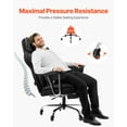 thumbnail image 4 of VEVOR Executive Office Chair High Back Chair Footrest & Removable Armrests Black, 4 of 9