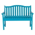 thumbnail image 7 of Shine Company Belfort Garden Bench - Turquoise, 7 of 7