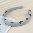 thumbnail image 6 of Unique Bargains 1 Pc Simple Bow Headbands for Women Blue, 6 of 6